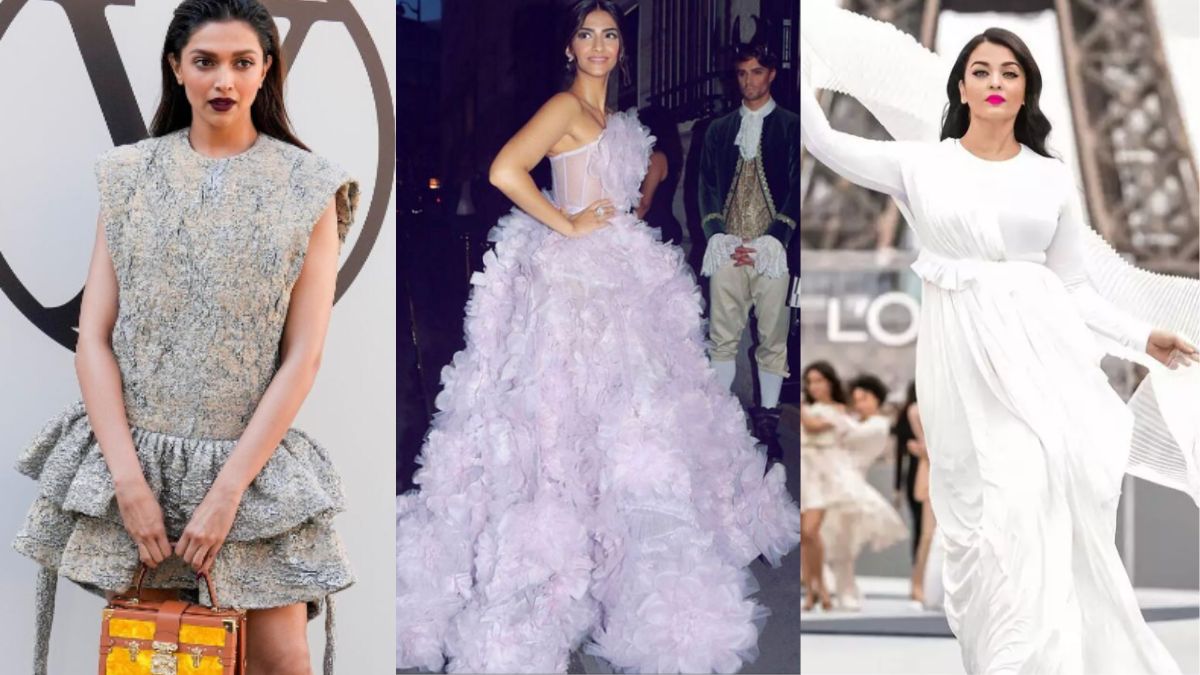 Indian Divas Who Made A Splash With Their Stunning Couture At Paris Fashion Week Over The Years